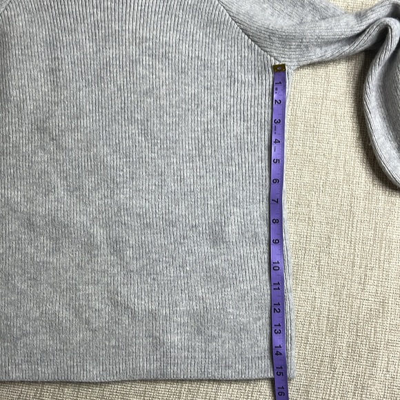 Pink Lily light grey cowl neck sweater - size Medium - Picture 6 of 6